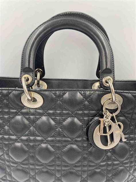 bolsa dior preta|bolsa christian dior pre owned.